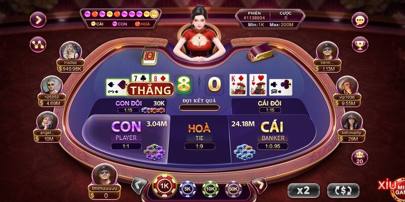 Công thức đánh bài Baccarat gấp thếp tại kubet